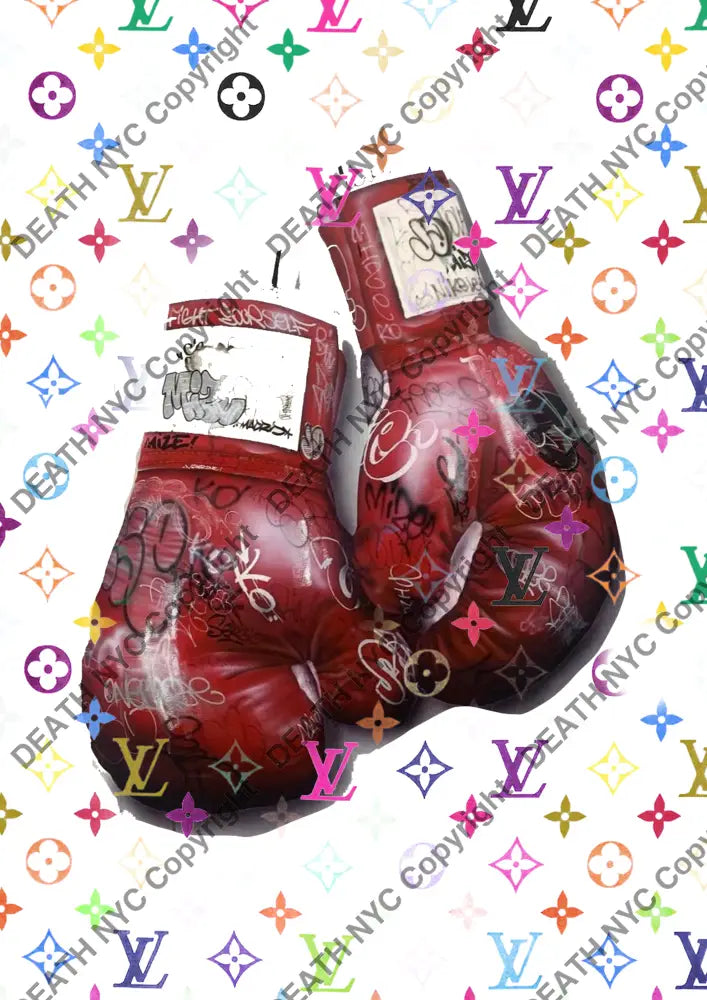 Auction ’AZ265 gloves’ art print 45x32cm (Edition of 100) - Art Print