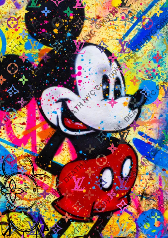 Auction ’AZ266 mouse ’ 45x32cm (Edition of 100) Art Print