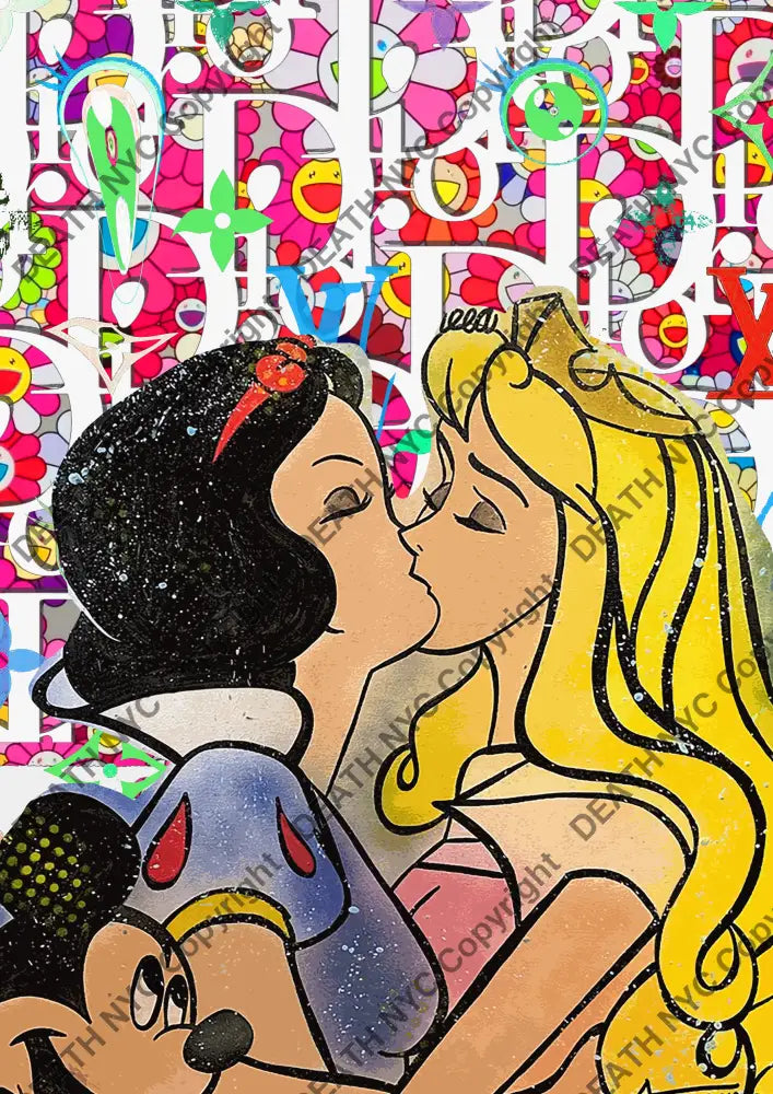 Auction ’AZ367 kiss *’ art print 45x32cm (Edition of 100) * Art Print