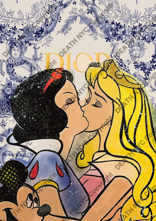 Auction ’AZ51 kiss’ 45x32cm (Edition of 100) Art Print
