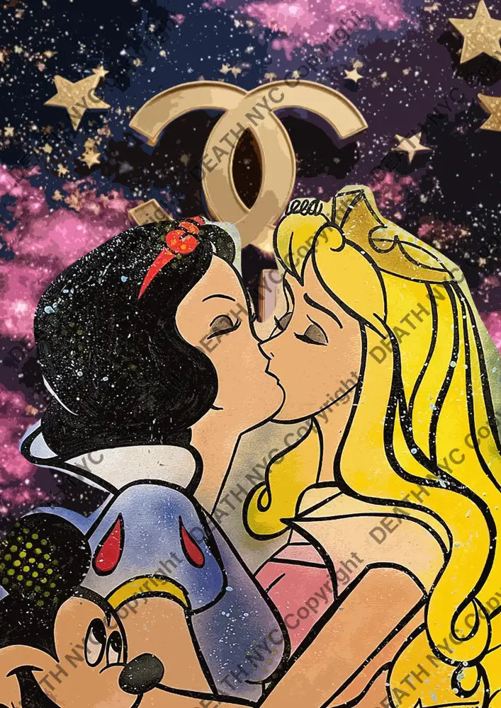 Auction ’AZ52 kiss’ art print 45x32cm (Edition of 100) Art Print