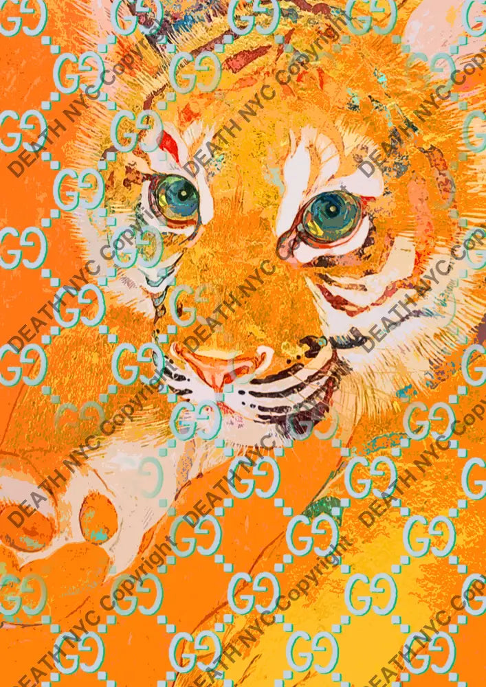 Auction ’BA224 leop’ art print 45x32cm (Edition of 100) - Art Print