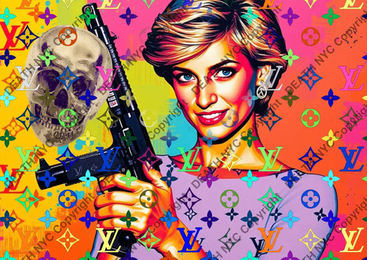 Auction ’BA267 diana ’ art print 45x32cm (Edition of 100) - Art Print