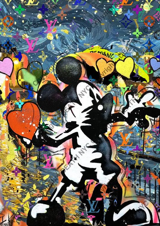 Auction ’BA291 mouse. ’ art print 45x32cm (Edition of 100) - Art Print