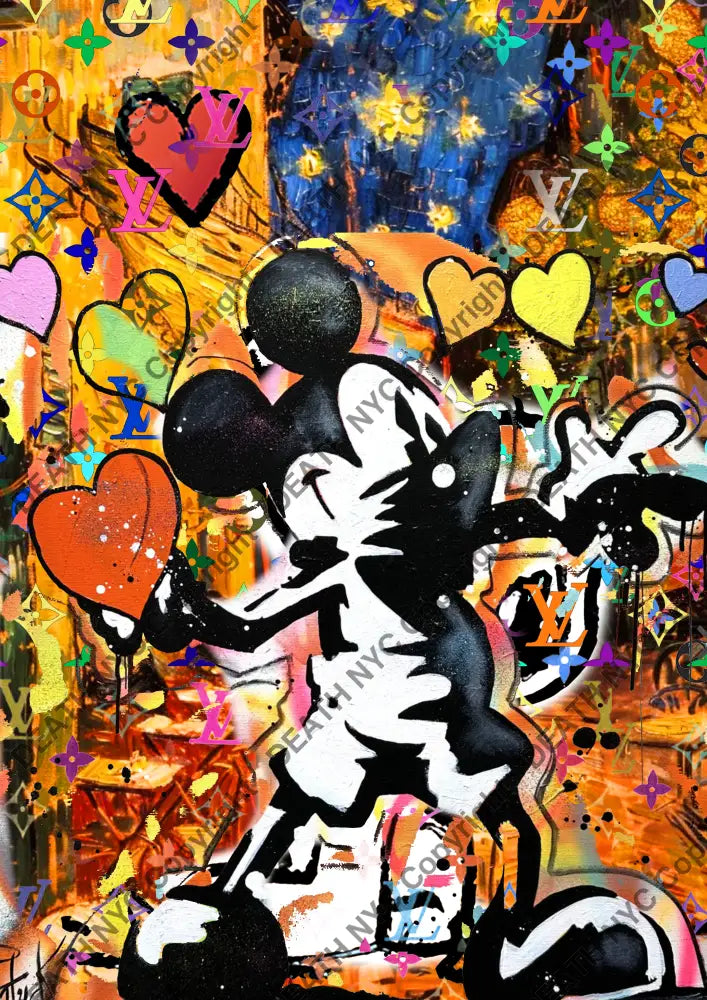 Auction ’BA292 mouse. ’ art print 45x32cm (Edition of 100) - Art Print