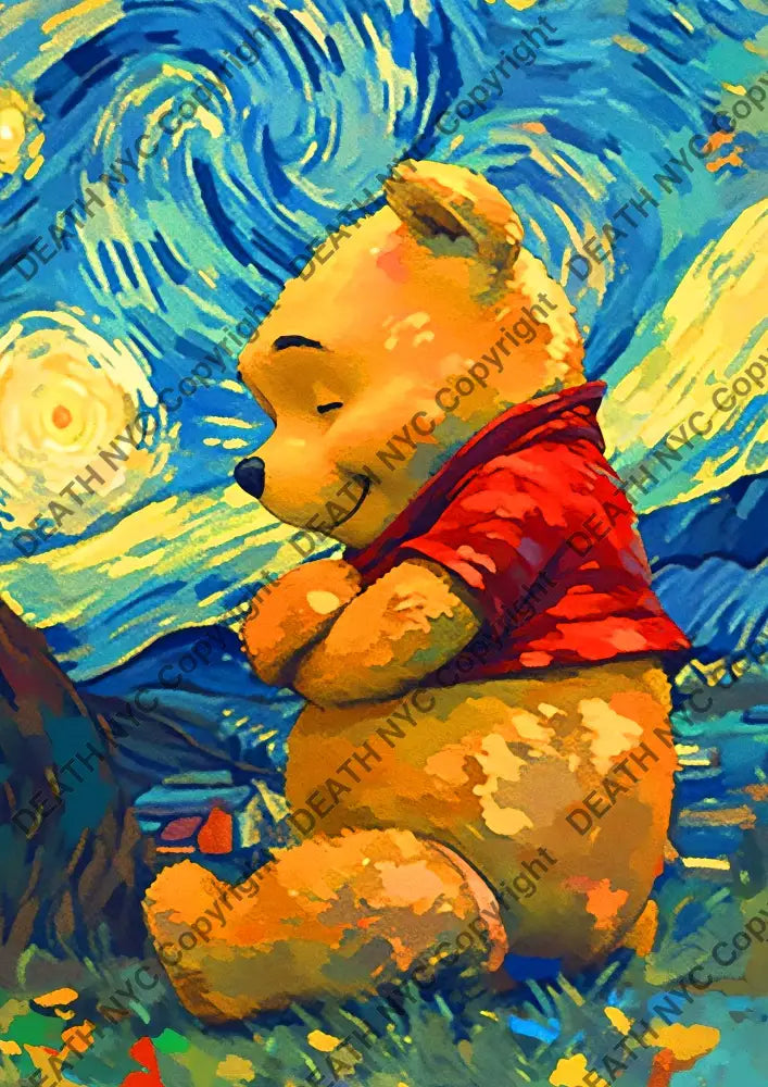 Auction ’BA384 pooh’ 45x32cm (Edition of 100) Art Print