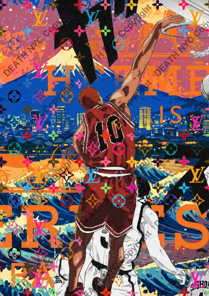 Auction ’BA50 slam * ’ art print 45x32cm (Edition of 100) - Art Print