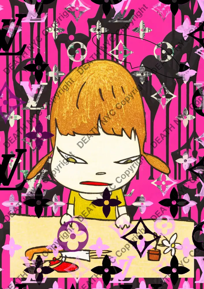 Auction ’BA864 girl ’ art print 45x32cm (Edition of 100) Art Print