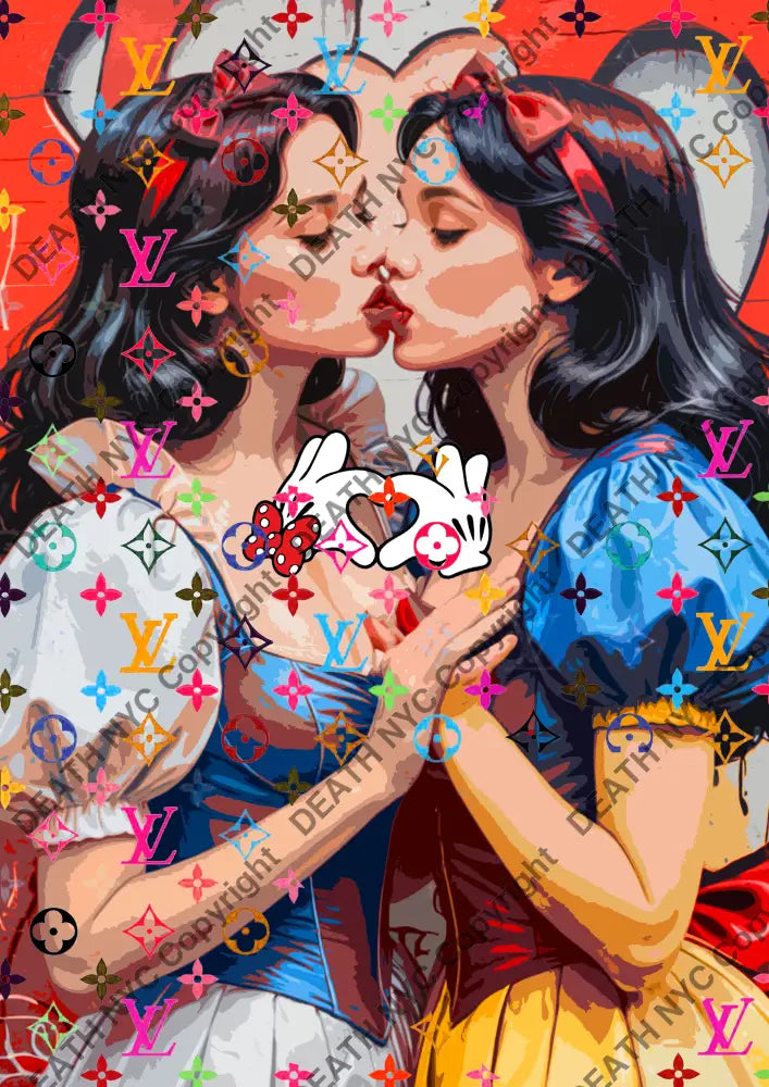 Auction ’BA9 kiss’ art print 45x32cm (Edition of 100) - Art Print