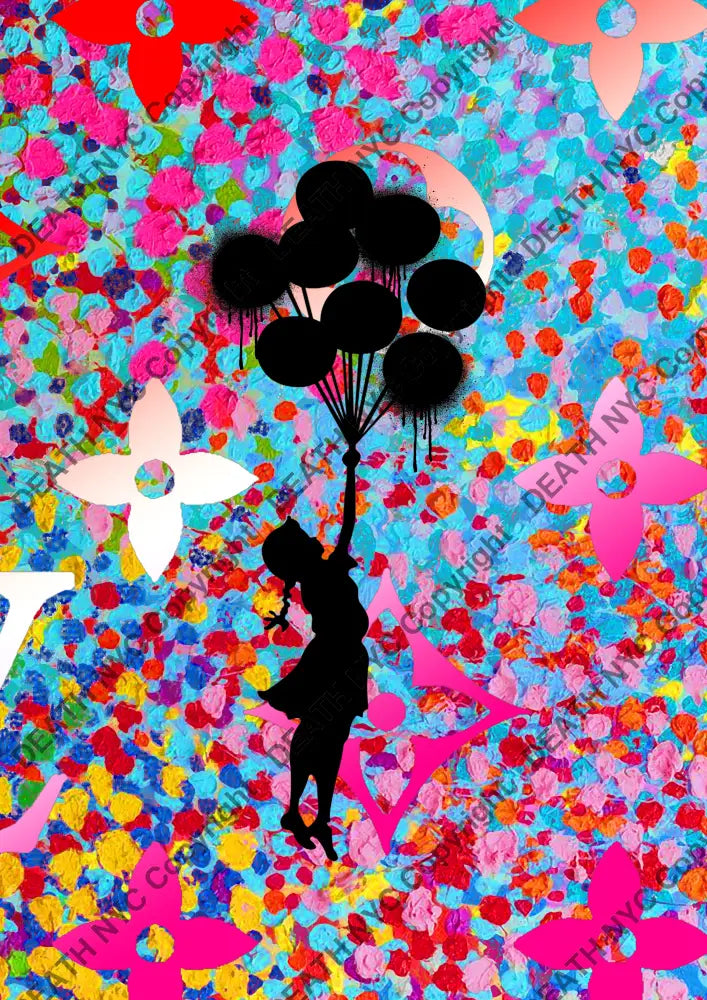Auction ’balloon girl 1*’ art print 45x32cm (Edition of 100) Art Print