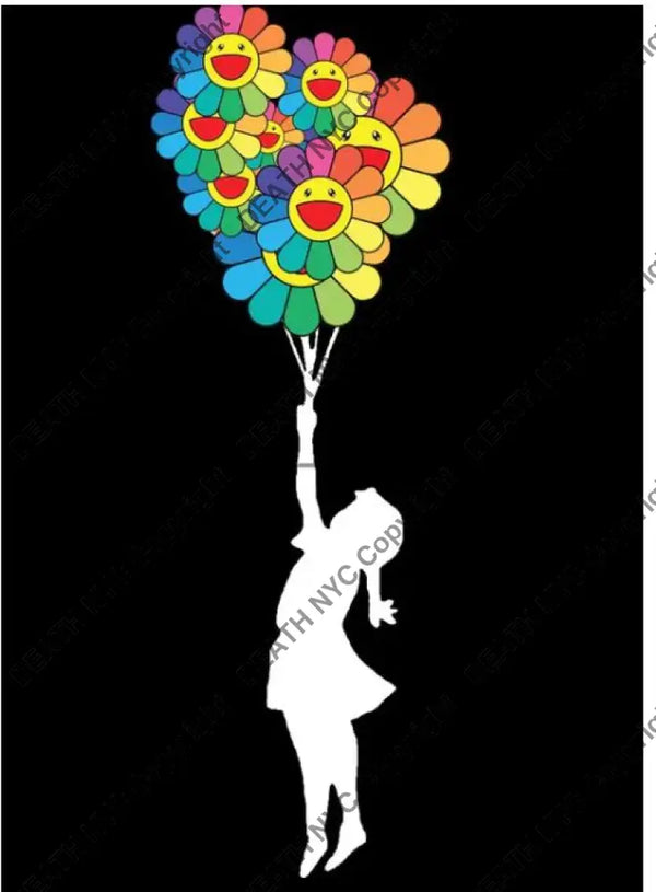 Auction ’balloon girl ’ art print 45x32cm (Edition of 100) - Art Print