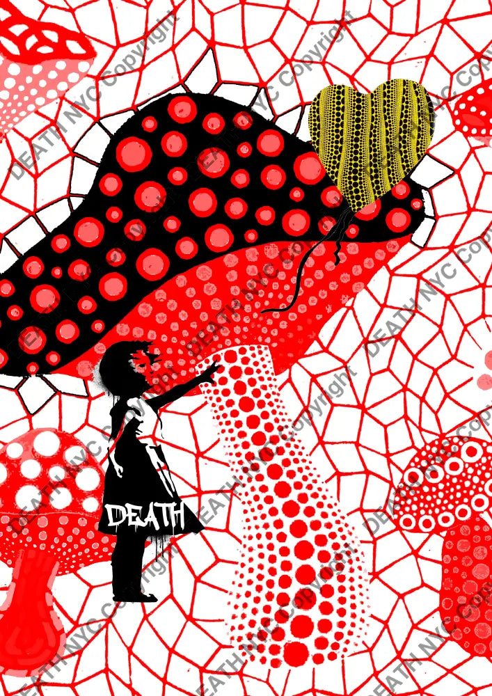 Auction ’Balloon girl ku 1’’ art print 45x32cm (Edition of 100) Art Print
