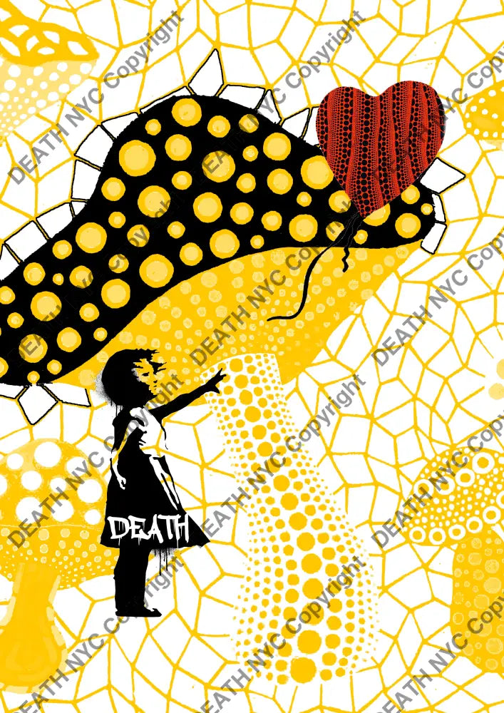 Auction ’balloon girl ku 2’’ art print 45x32cm (Edition of 100) Art Print