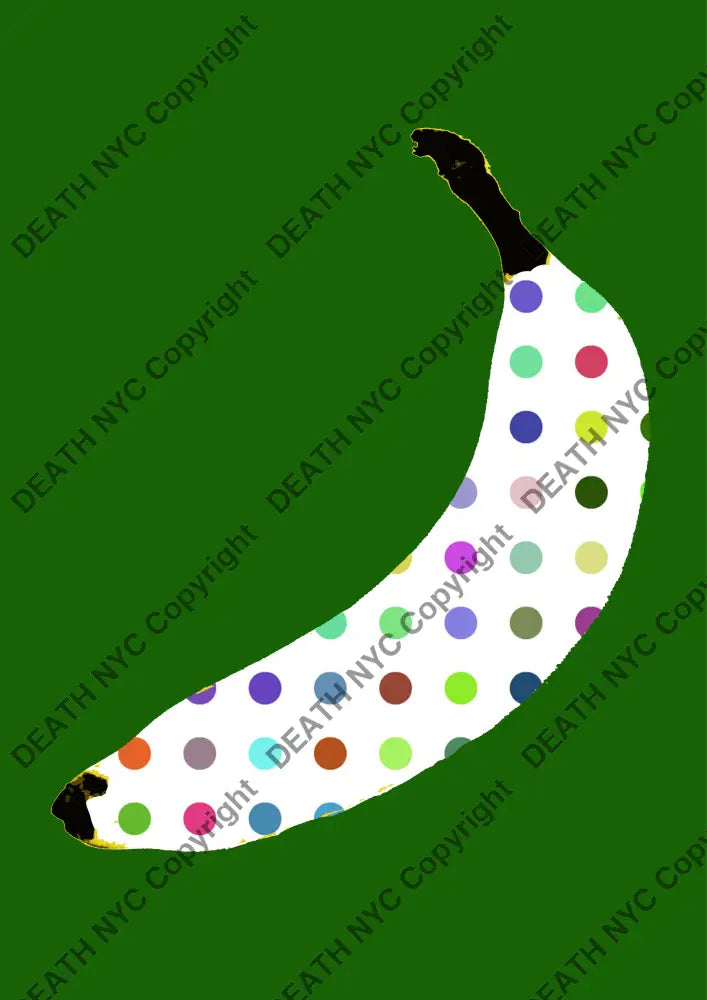 Auction ’banana spot green’ art print 45x32cm (Edition of 100) - Art Print