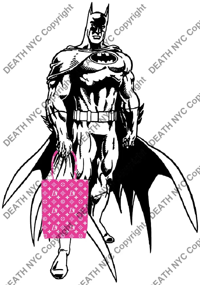 Auction ’bat man’ art print 45x32cm (Edition of 100) Art Print