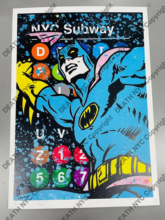 Auction ’Bat Subway’ 45x32cm (Edition of 100) 87* Art Print