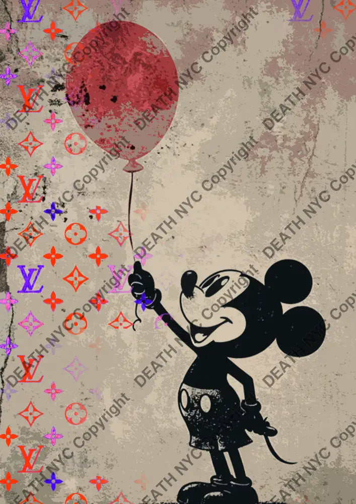 Auction ’BC375 mouse’ 45x32cm (Edition of 100) Art Print
