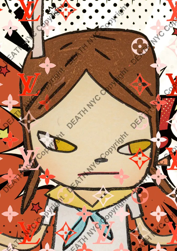 Auction ’BC467 girl’ art print 45x32cm (Edition of 100) Art Print