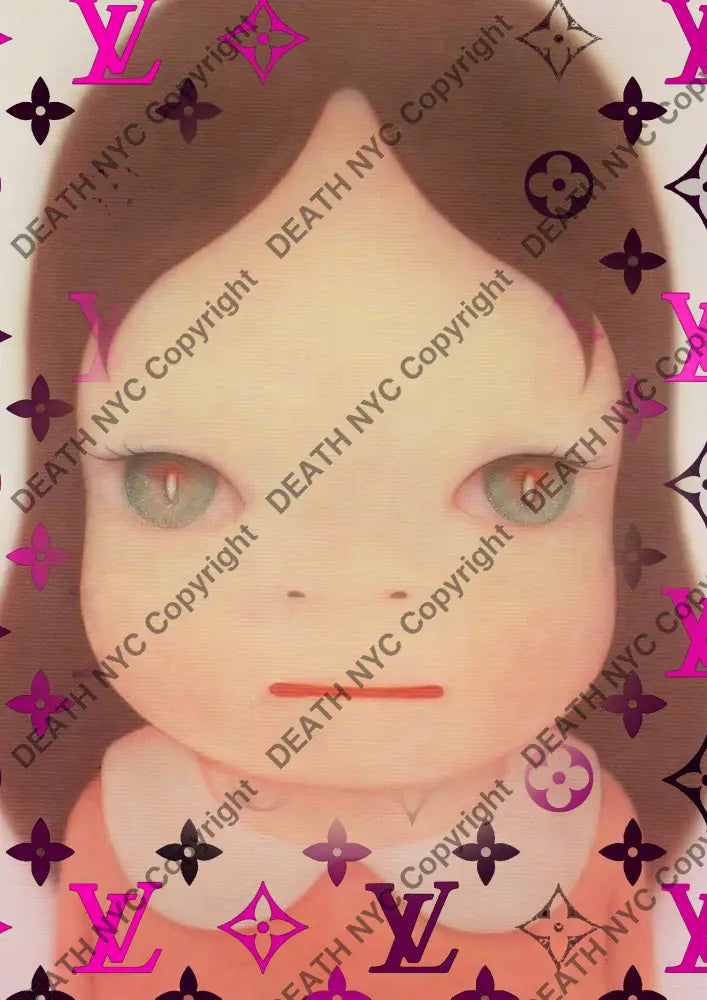 Auction ’BC591 girl ’ art print 45x32cm (Edition of 100) Art Print