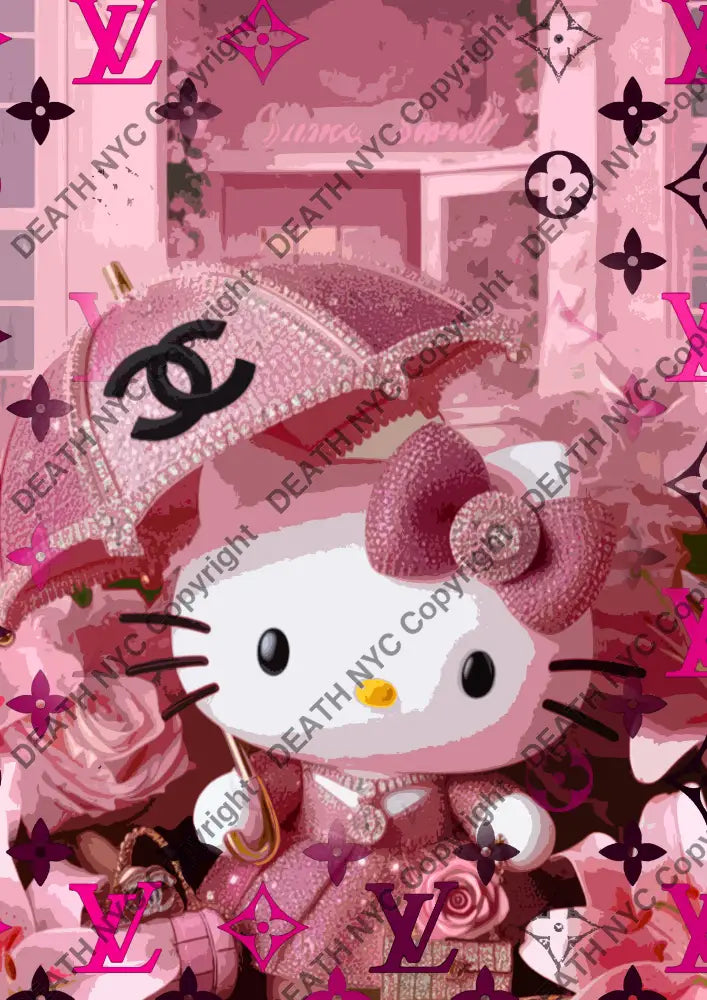 Auction ’BC631 kitty ’ art print 45x32cm (Edition of 100) Art Print