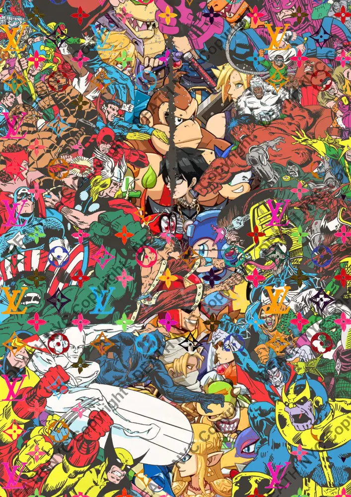 Auction ’BC7 marv ’ art print 45x32cm (Edition of 100) - Art Print