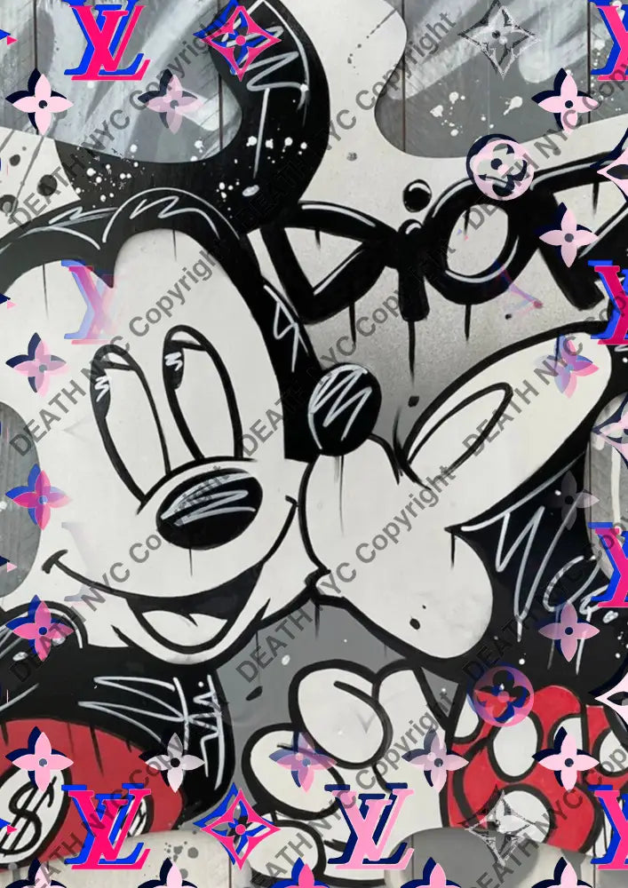 Auction ’BC818 mouse’ art print 45x32cm (Edition of 100) Art Print