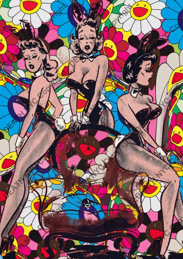 Auction ’BC980 bunny’ 45x32cm (Edition of 100) Art Print