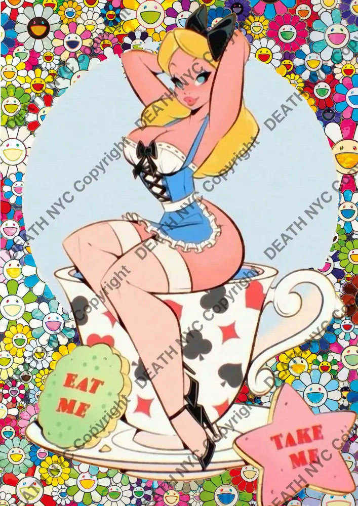 Auction ’BC981 alice’ art print 45x32cm (Edition of 100) - Art Print