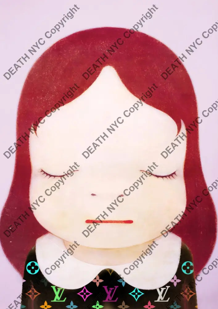Auction ’BD138 girl’ art print 45x32cm (Edition of 100) - Art Print