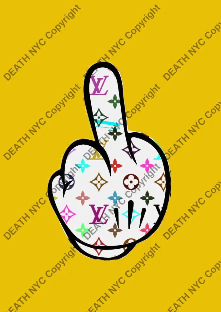 Auction ’BD155 finger. ’ art print 45x32cm (Edition of 100) - Art Print