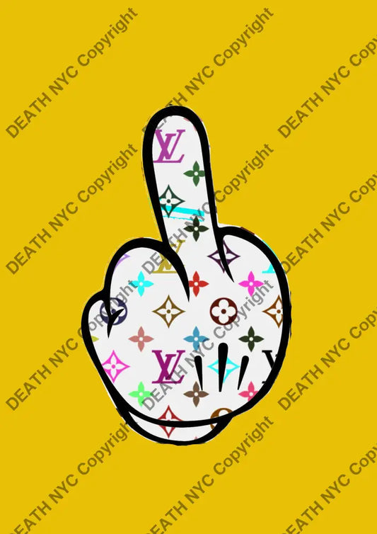 Auction ’BD155 finger. ’ art print 45x32cm (Edition of 100) - Art Print
