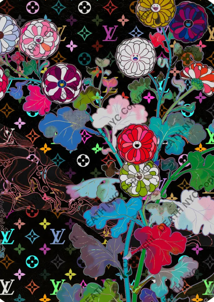 Auction ’BE207 flwr’ 45x32cm (Edition of 100) Art Print