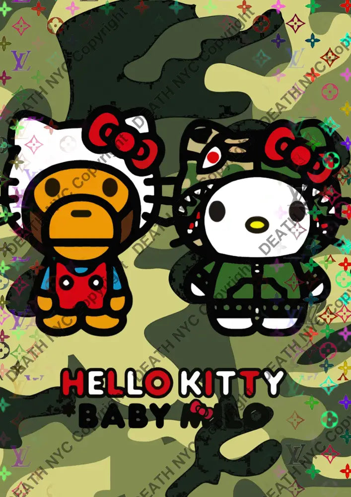 Auction ’BE877 kitty ’ art print 45x32cm (Edition of 100) Art Print