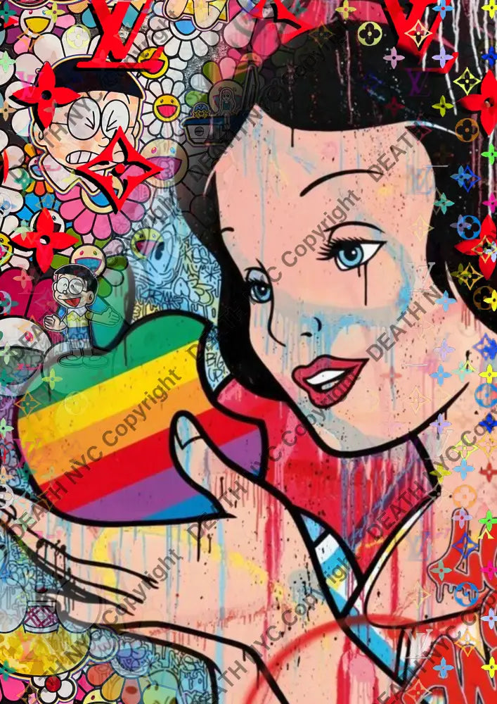 Auction ’BE952 snow ’ art print 45x32cm (Edition of 100) Art Print