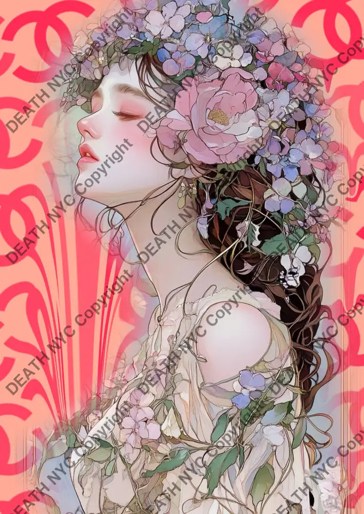 Auction ’BF614 girl ’ art print 45x32cm (Edition of 100) - Art Print
