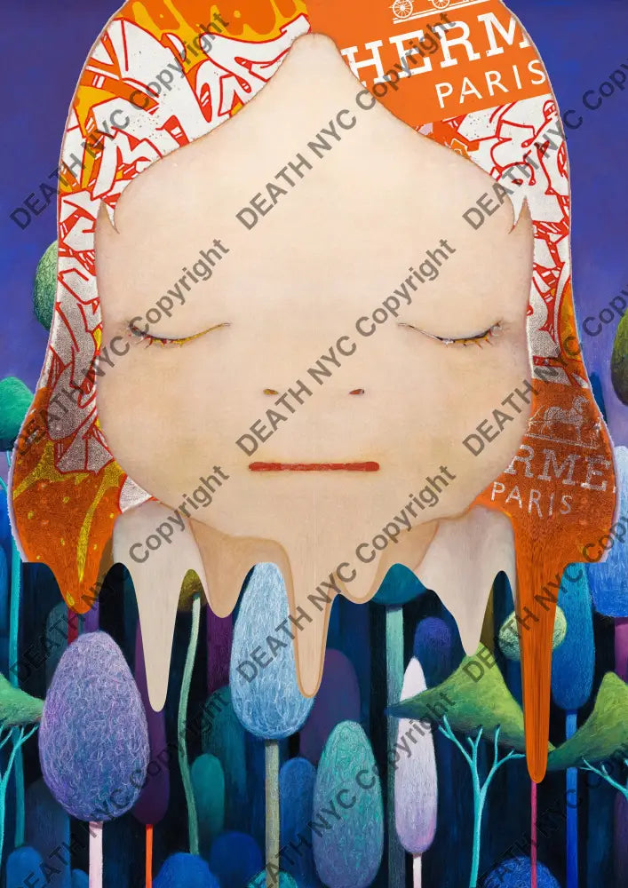 Auction ’BF628 girl’ 45x32cm (Edition of 100) Art Print