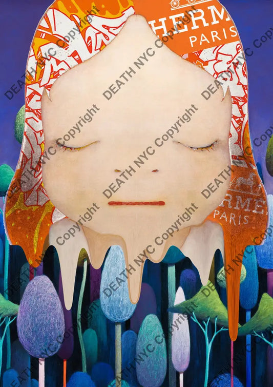 Auction ’BF628 girl’ 45x32cm (Edition of 100) Art Print