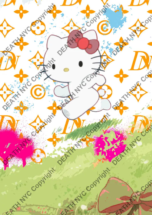 Auction ’BF652 kitty’ 45x32cm (Edition of 100) Art Print