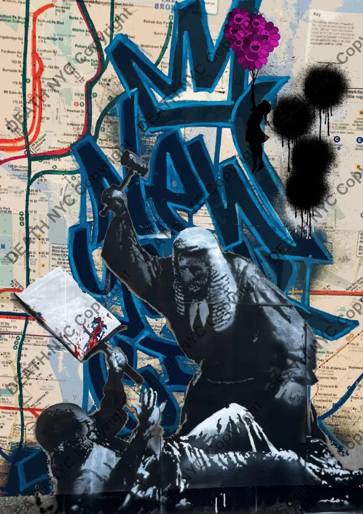 Auction ’BF656 bank’ 45x32cm (Edition of 100) Art Print