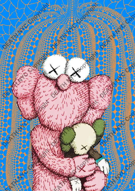 Auction ’bff blue’ art print 45x32cm (Edition of 100) Art Print