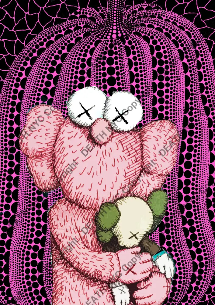 Auction ’bff pink. ’ art print 45x32cm (Edition of 100) - Art Print