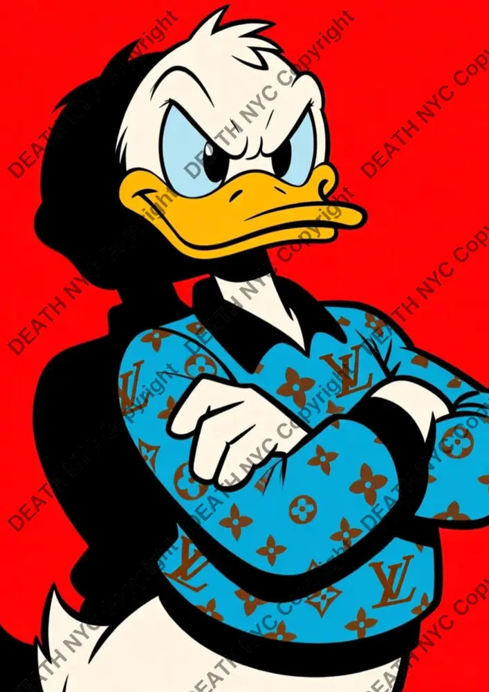 Auction ’BG48 duck’ art print 45x32cm (Edition of 100) Art Print