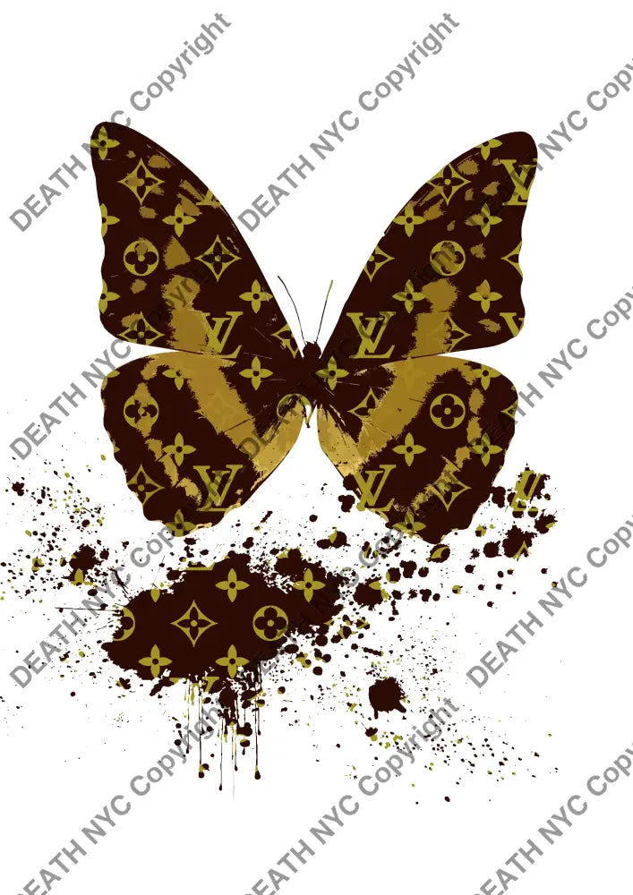 Auction ’butterfly’ art print 45x32cm (Edition of 100) Art Print