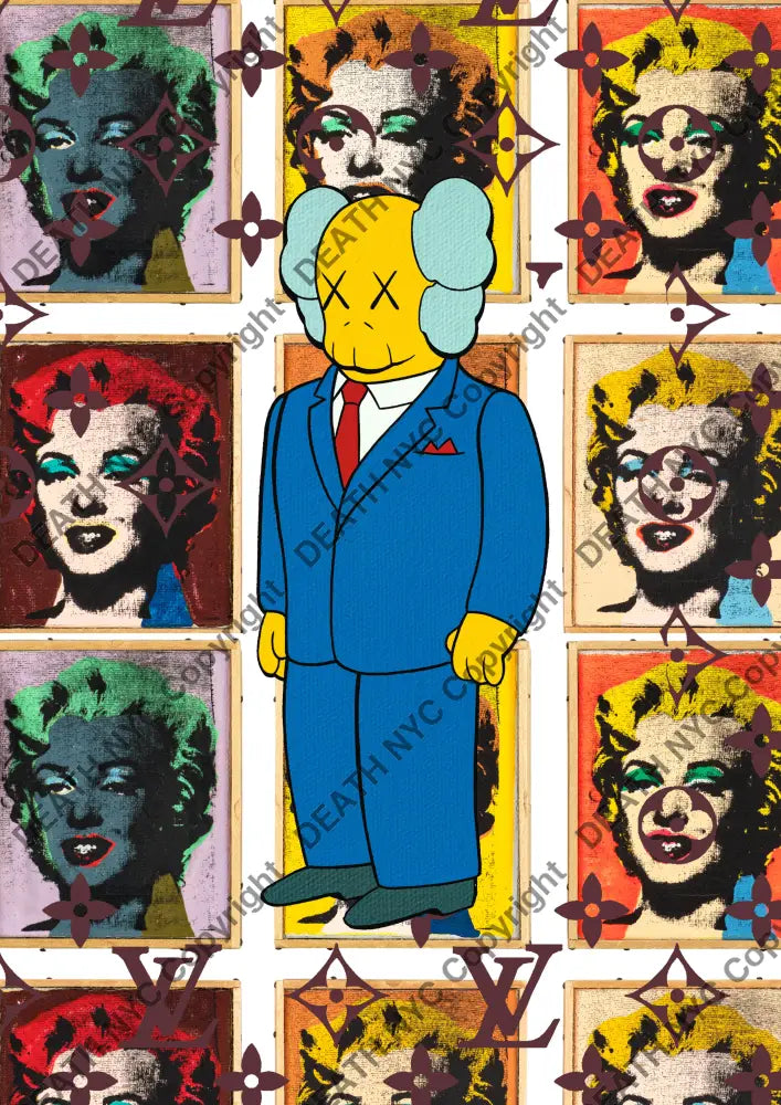 Auction ’CA126 x suit’ art print 45x32cm (Edition of 100) Art Print