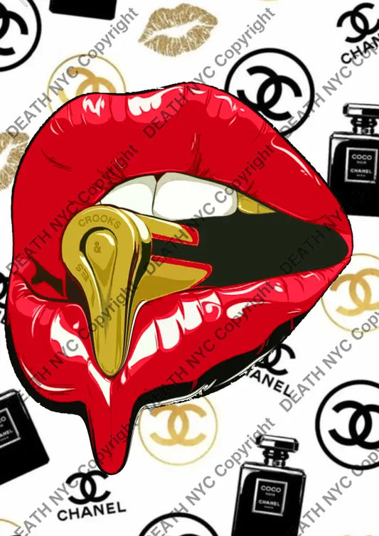 Auction ’CA133 kiss’ art print 45x32cm (Edition of 100) Art Print