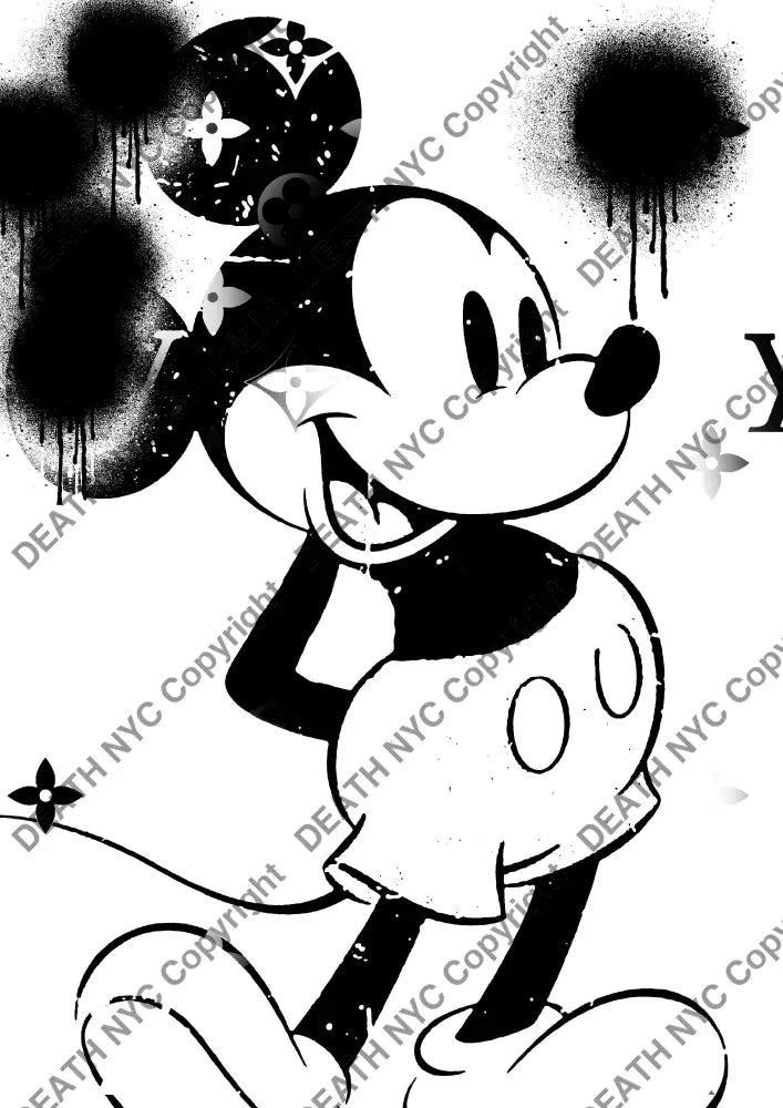 Auction ’CA15 mouse’ art print 45x32cm (Edition of 100) - Art Print