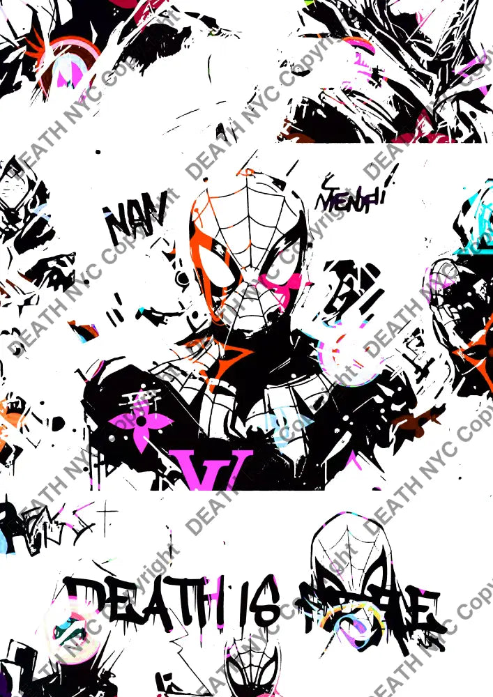 Auction ’CA164 spider ’ art print 45x32cm (Edition of 100) Art Print