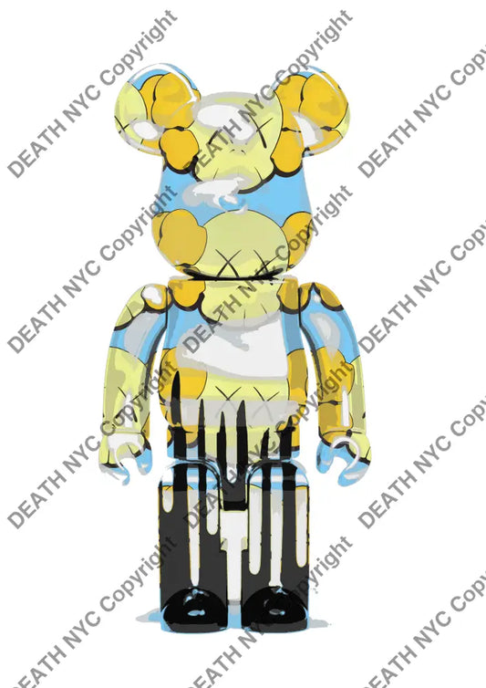 Auction ’CA166 bear’ art print 45x32cm (Edition of 100) Art Print