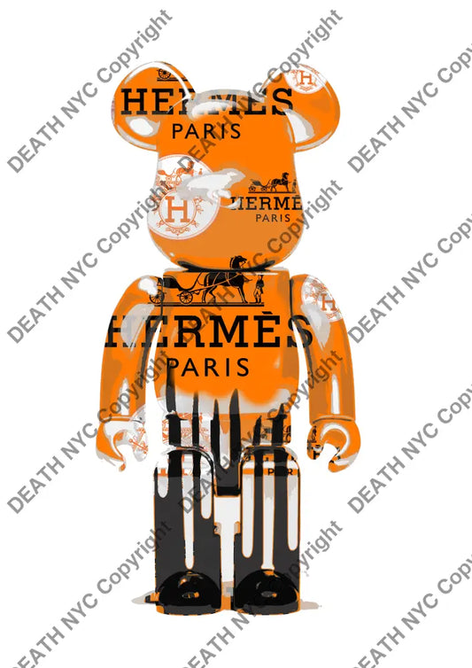 Auction ’CA177 bear’ art print 45x32cm (Edition of 100) Art Print