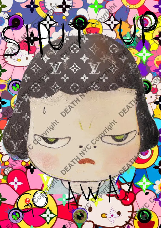 Auction ’CA204 girl’ art print 45x32cm (Edition of 100) Art Print